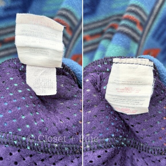 Patagonia Vintage Synchilla‎ Sweater Anatolia Bluesmoke Fleece Size Small - Picture 15 of 17